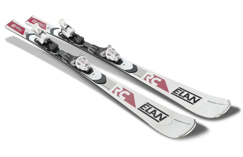 Ski mit Bindungen der Marke Elan, Modell FusionX 3D